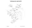 Whirlpool WRF535SWHZ12 refrigerator liner parts diagram