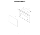 Whirlpool WRF535SWHZ12 freezer door parts diagram