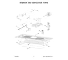 Jenn-Air JMHF730RBL00 interior and ventilation parts diagram