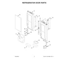 KitchenAid KRFC300ESS12 refrigerator door parts diagram