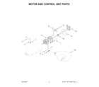 KitchenAid 5KSM180WSEEG5 motor and control unit parts diagram