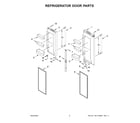 Maytag MRFF4236RZ01 refrigerator door parts diagram