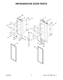 Refrigerator door parts
