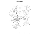 Maytag MRFF4236RZ01 shelf parts diagram