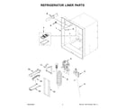 Maytag MFI2570FEZ16 refrigerator liner parts diagram