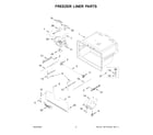 Maytag MFI2570FEZ16 freezer liner parts diagram