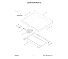 Amana AER6303MFW6 cooktop parts diagram