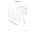 Amana AER6303MFW6 door parts diagram