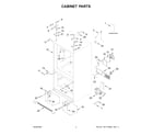 KitchenAid KRFF302ESS08 cabinet parts diagram