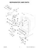 Refrigerator liner parts