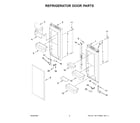 KitchenAid KRFF302ESS08 refrigerator door parts diagram