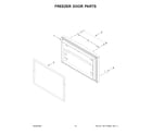 KitchenAid KRFF302ESS08 freezer door parts diagram