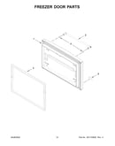 Freezer door parts