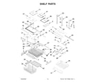 KitchenAid KRFF302ESS08 shelf parts diagram