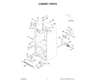 Whirlpool WRF555SDHV11 cabinet parts diagram