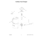 KitchenAid KFCR531BM0 cordless food chopper diagram