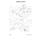 Whirlpool WFG525S0JB6 manifold parts diagram