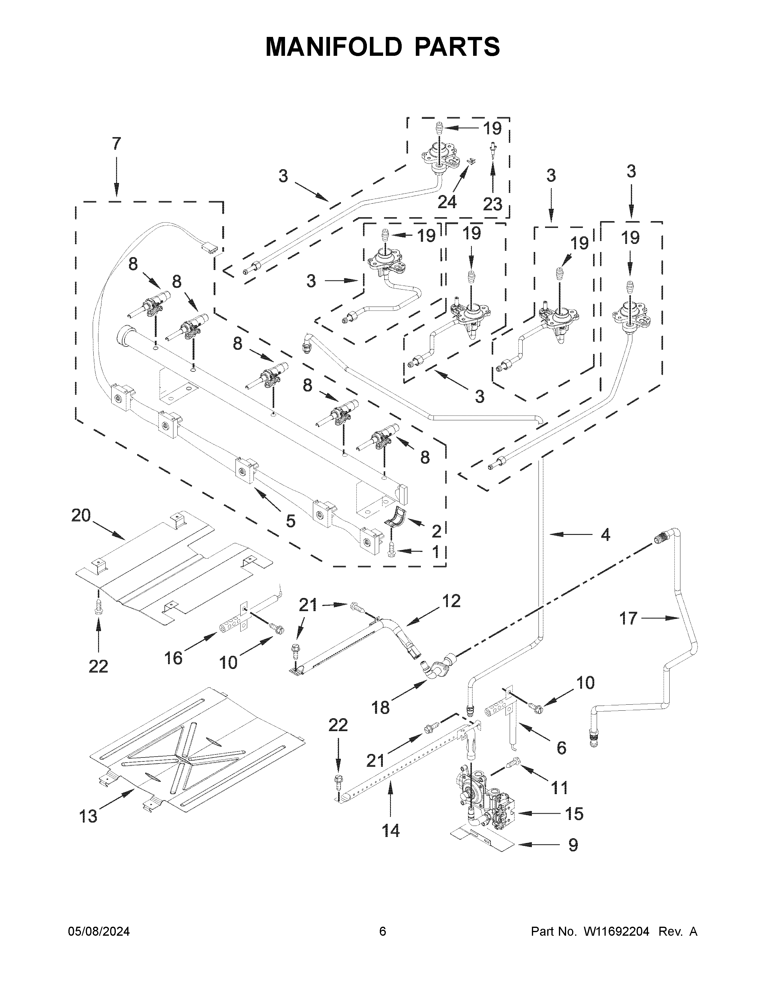 Manifold parts