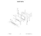 Whirlpool WFG525S0JB6 door parts diagram