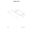 Whirlpool WFG525S0JB6 drawer parts diagram