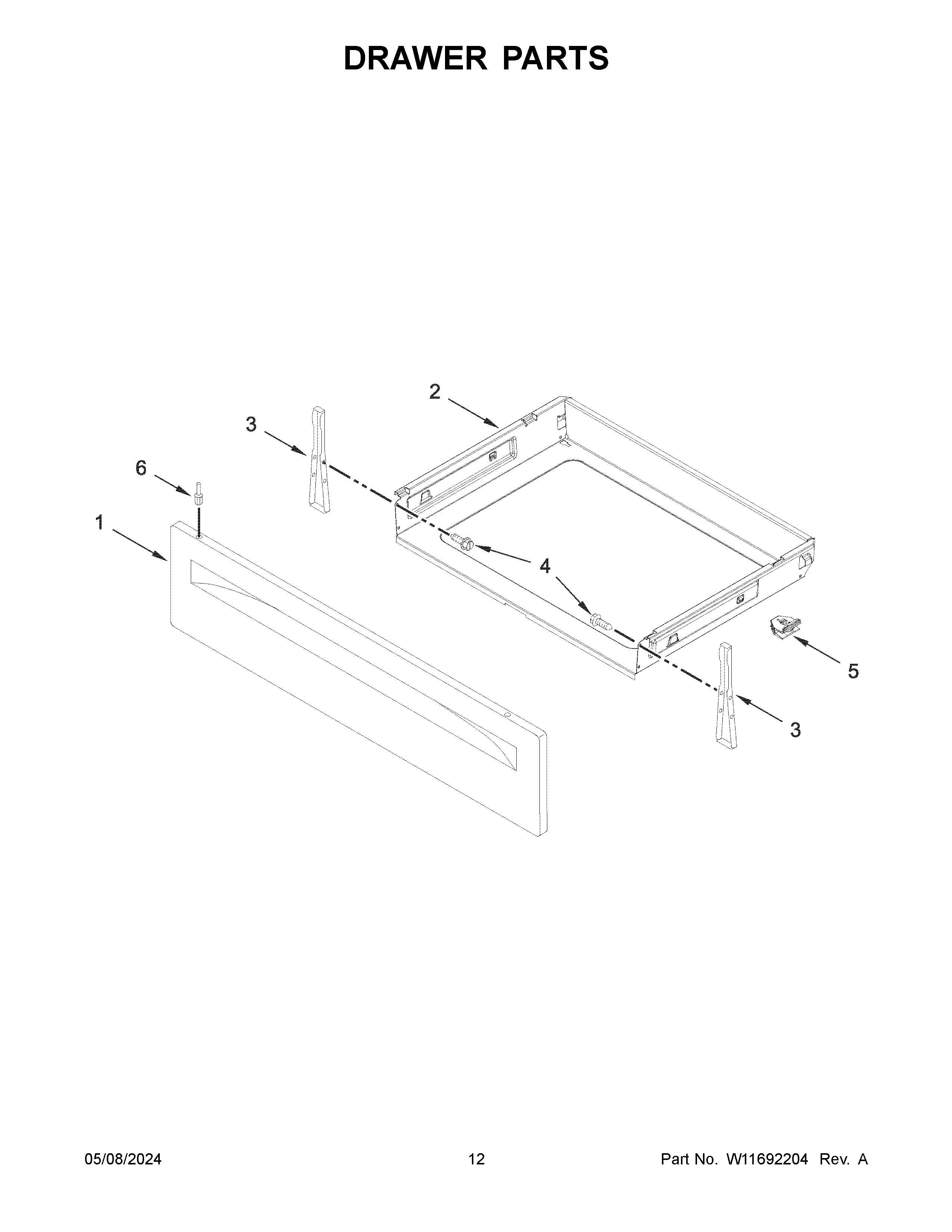 Drawer parts