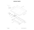 Amana AER6603SMS1 cooktop parts diagram