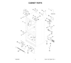 Whirlpool WRF535SWHB10 cabinet parts diagram