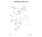 Whirlpool WRF535SWHB10 refrigerator liner parts diagram