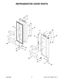 Refrigerator door parts