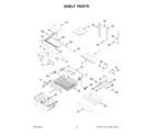 Whirlpool WRF535SWHB10 shelf parts diagram