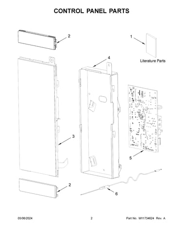 Control panel parts