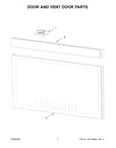 Door and vent door parts