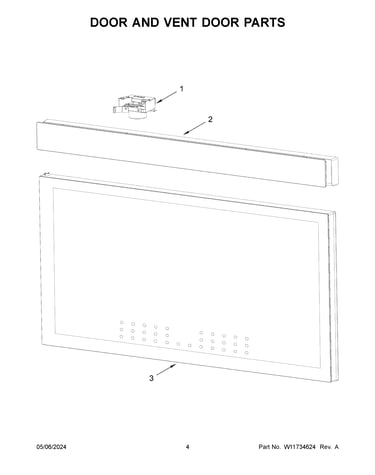 Door and vent door parts
