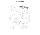 Jenn-Air JMHF930RSS00 air flow parts diagram