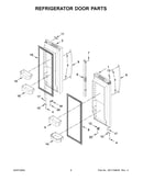 Refrigerator door parts