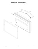 Freezer door parts