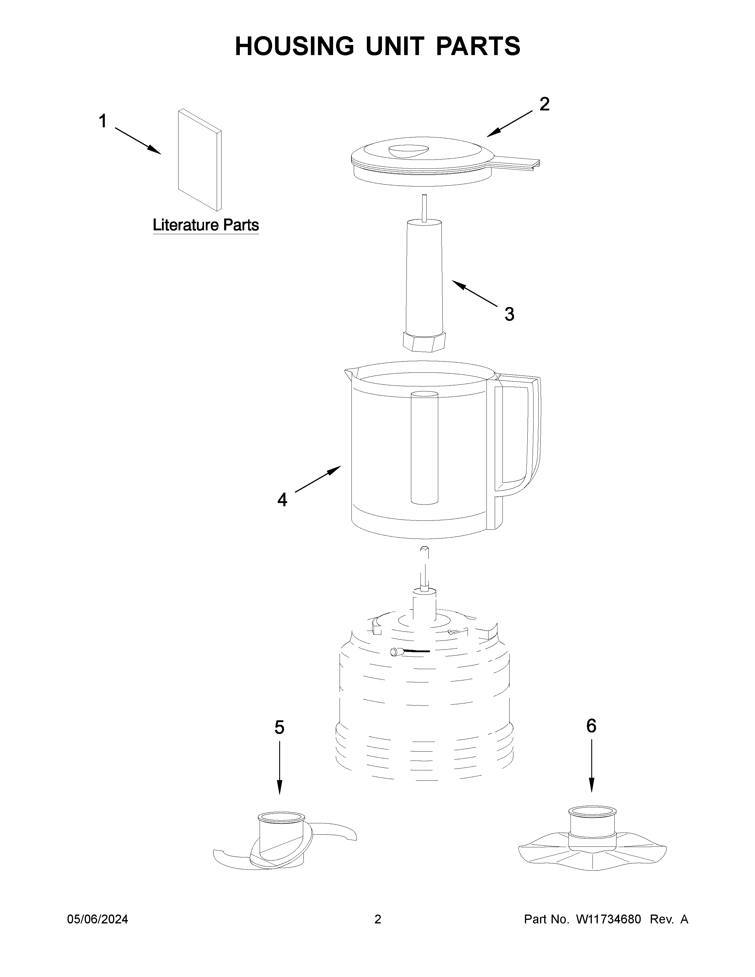 Housing unit parts