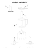 Housing unit parts