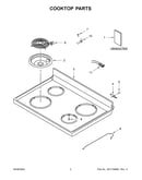 Cooktop parts