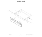 Amana YACR4503SFW9 drawer parts diagram