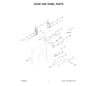 KitchenAid KDTE104KPS3 door and panel parts diagram