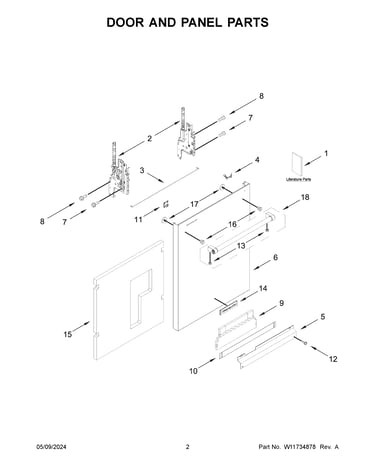Door and panel parts