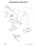 Refrigerator liner parts