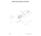 KitchenAid 5KSM180WSBEG5 motor and control unit parts diagram