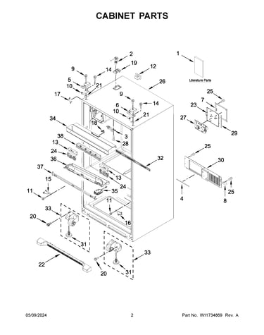 Cabinet parts