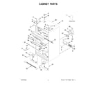 Whirlpool WRX735SDHW10 cabinet parts diagram