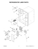 Refrigerator liner parts