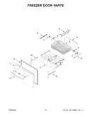 Freezer door parts