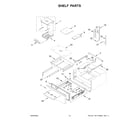 Whirlpool WRX735SDHW10 shelf parts diagram