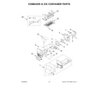 Whirlpool WRX735SDHW10 icemaker & ice container parts diagram